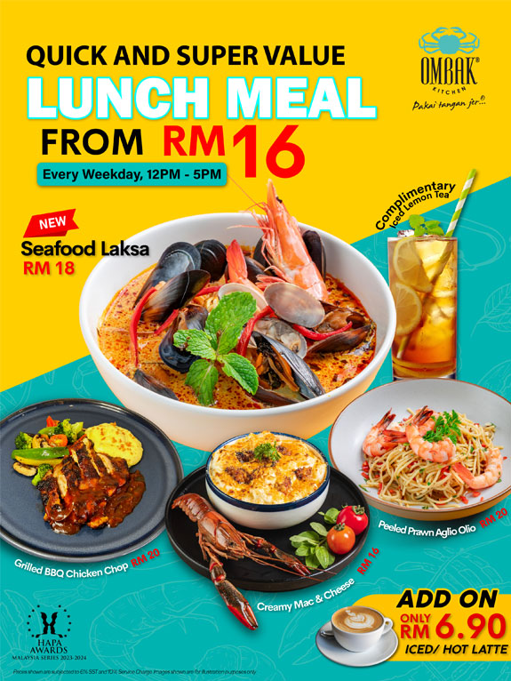 Ombak Kitchen Lunch Promo