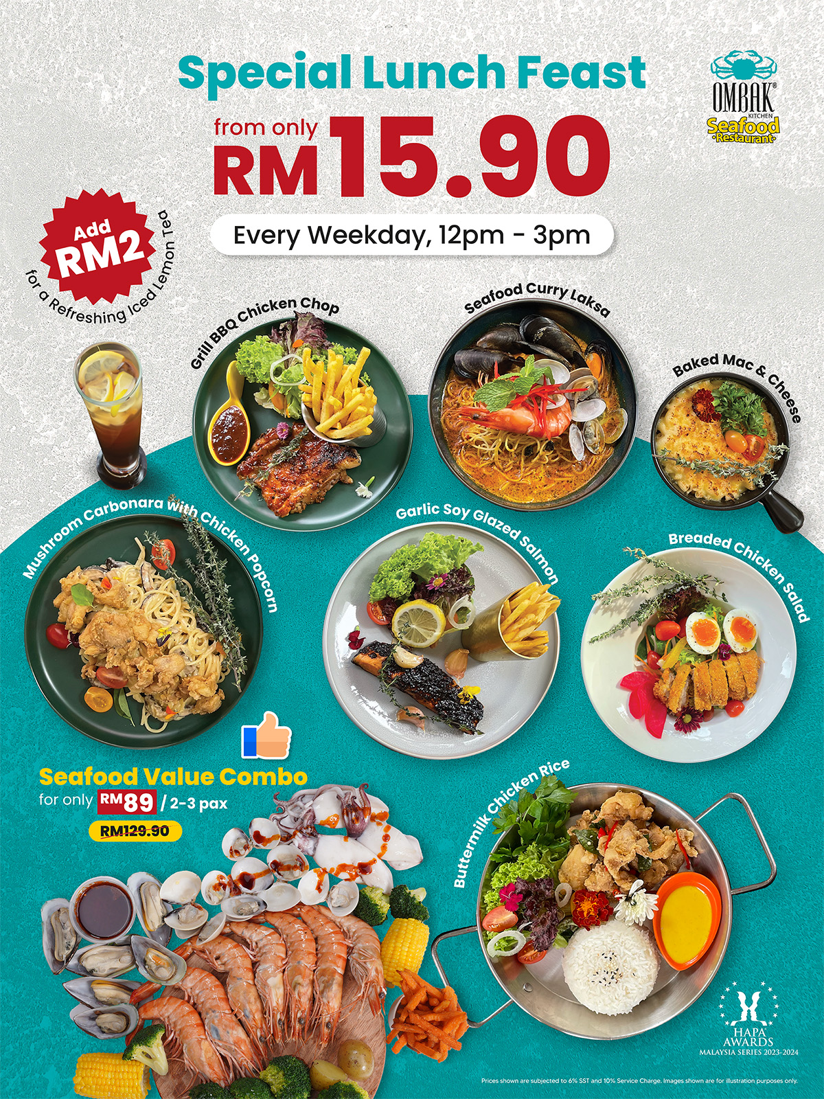 Lunch Feast Promo Ombak Kitchen