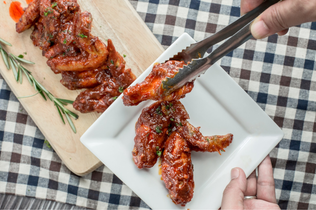 Spicy Korean Fried Chicken Wing