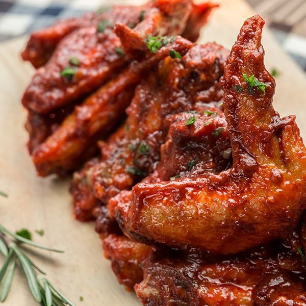 Spicy Korean Fried Chicken Wing scaled