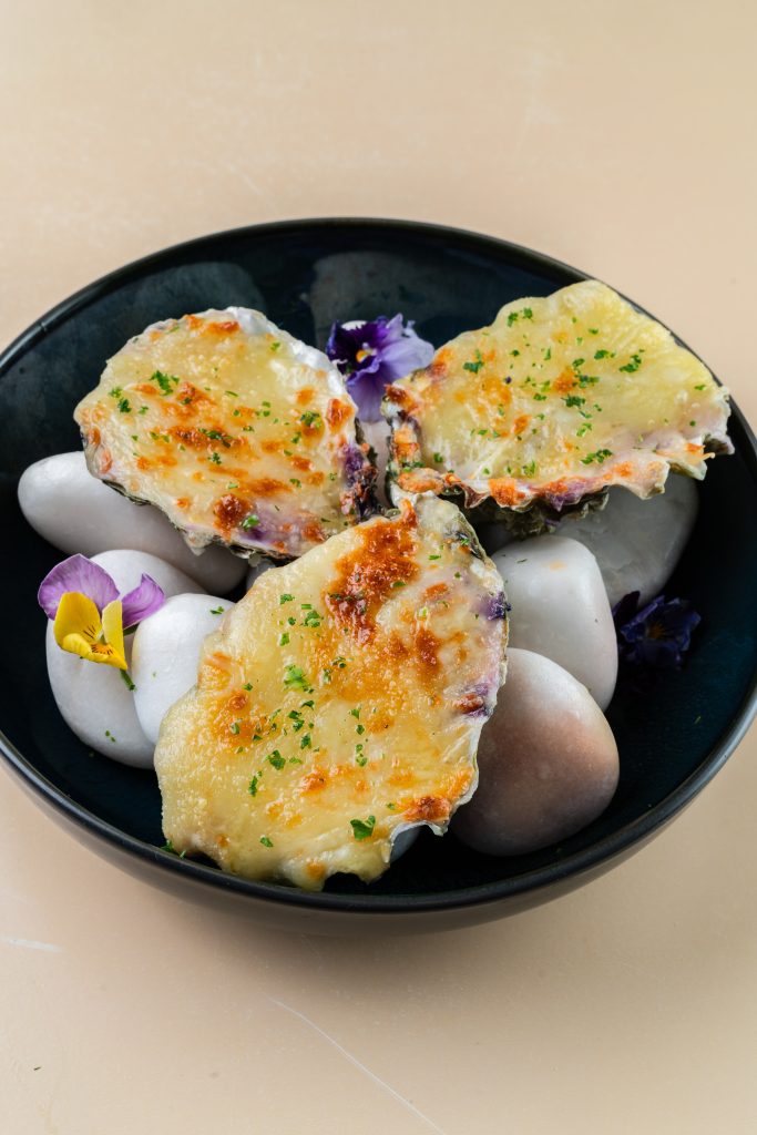 Oven Baked Cheese Oyster