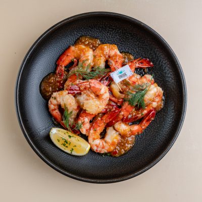 peeled prawns