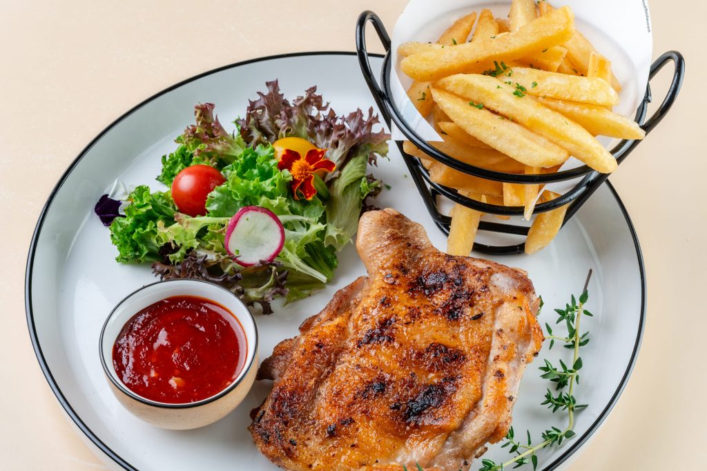 Grill BBQ Chicken Chop