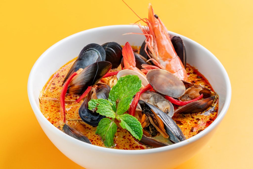 seafood laksa